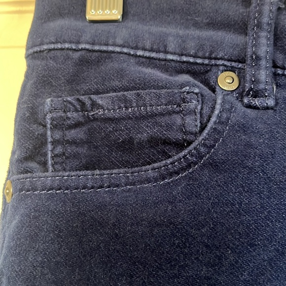 Loft Blue Velvet Pants - Picture 4 of 9